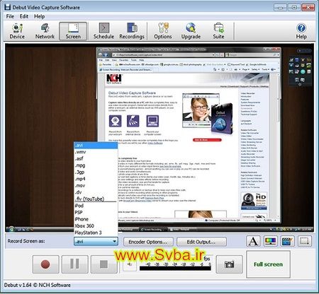debut-video-capture software computer  www.Svba.ir 